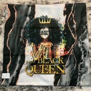 NWT Black Queen zippered pillow covers, set of two 17 inch square
